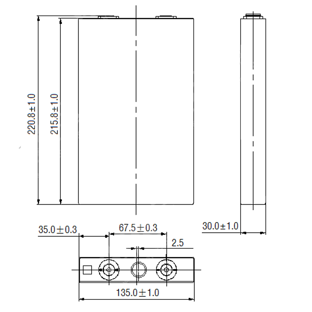 CALB 72Ah CAM72 Battery Cell 