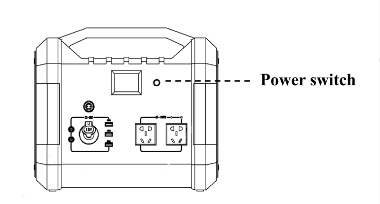 Portable Solar Power Station 1000W LiFePO4 UPS for camping