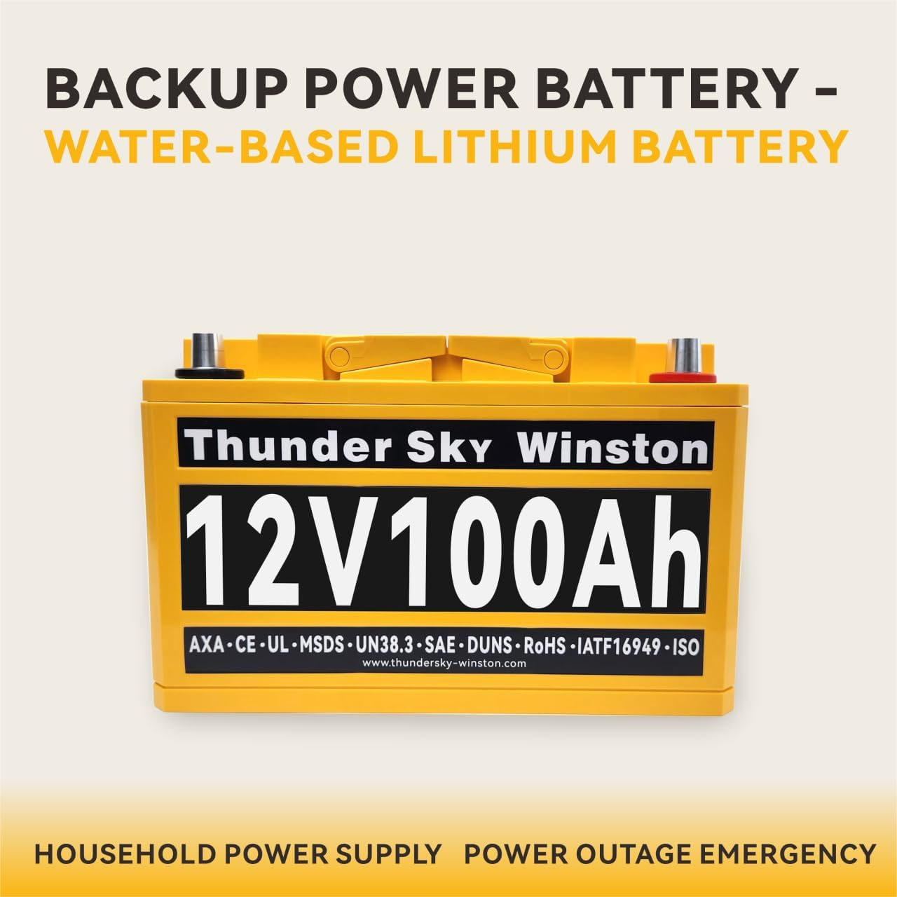 雷天温斯顿Winston水性磷酸铁锂电池12V100Ah